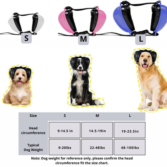 Dog Earmuffs Hearing Protector And Hearing Protection For Noise And Cold Protection With Gel Pads and Durable ABS