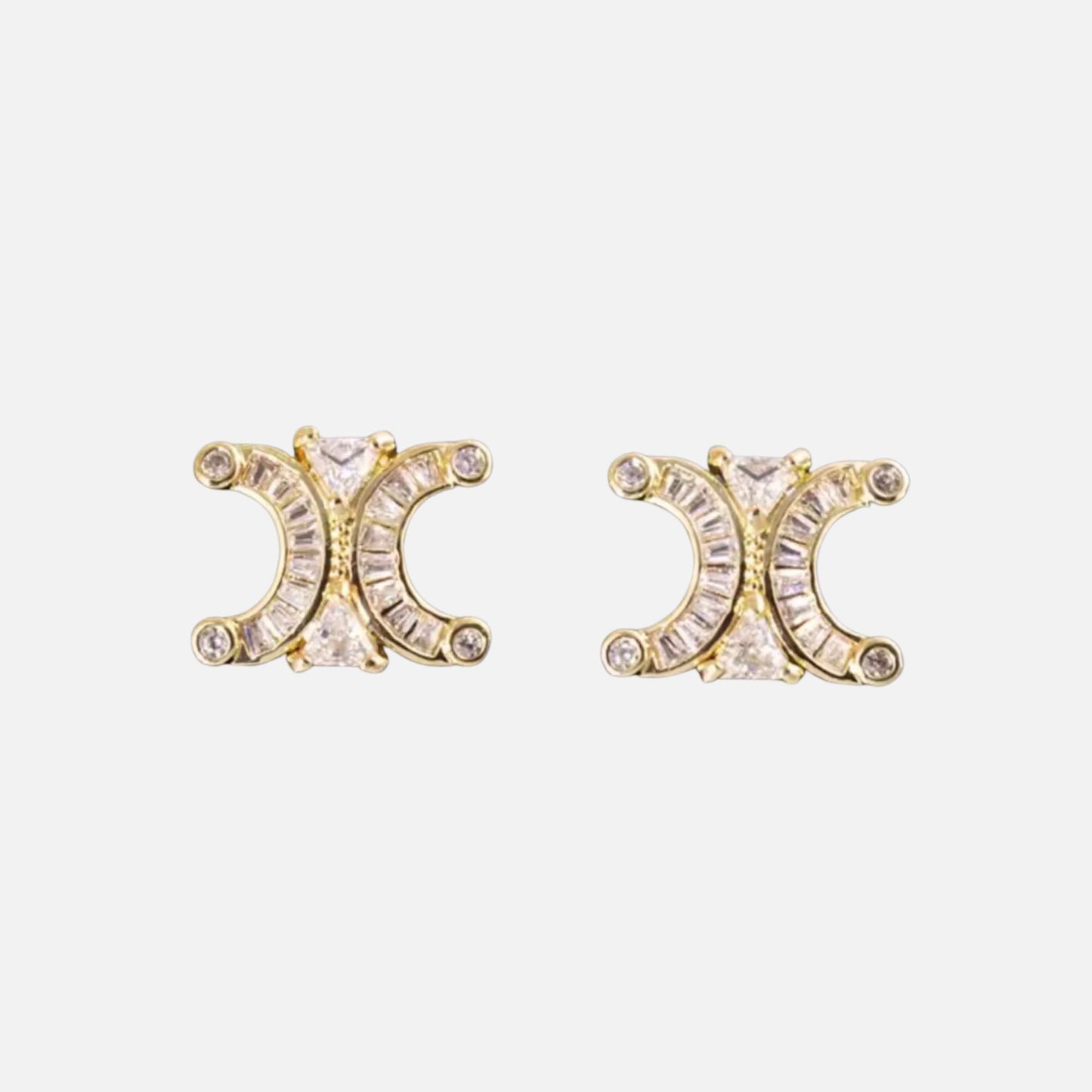 Luxury 14K Gold Earrings for Women – Durable Fine Jewelry Statement Studs, Elegant Gift Accessory And Suitable For Gentle Skin Jewelry