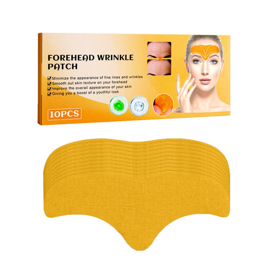 Forehead Wrinkle Patches, 10 Pack, Anti Wrinkle Facial Patches Overnight Anti-Aging Treatment, Collagen and Vitamin E Infused, Hydrating Skin Care