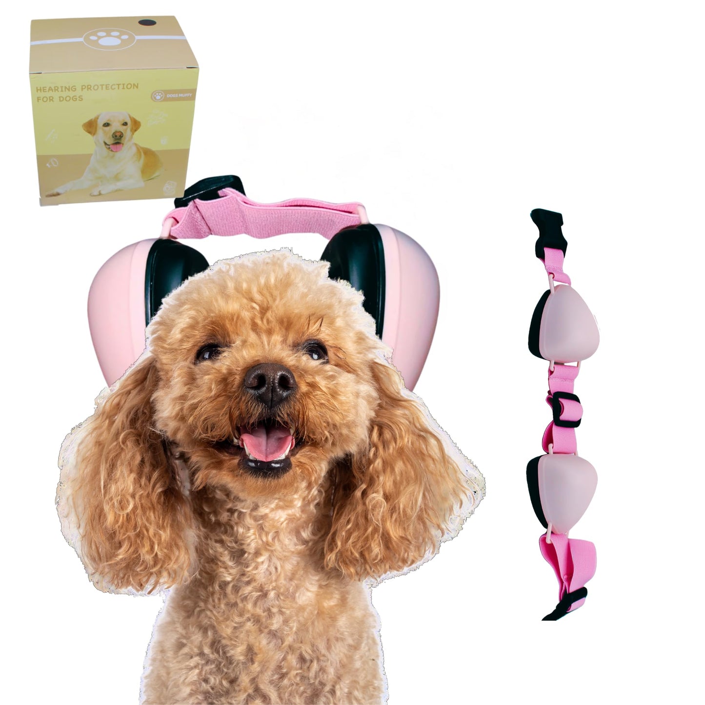 Dog Earmuffs Hearing Protector And Hearing Protection For Noise And Cold Protection With Gel Pads and Durable ABS