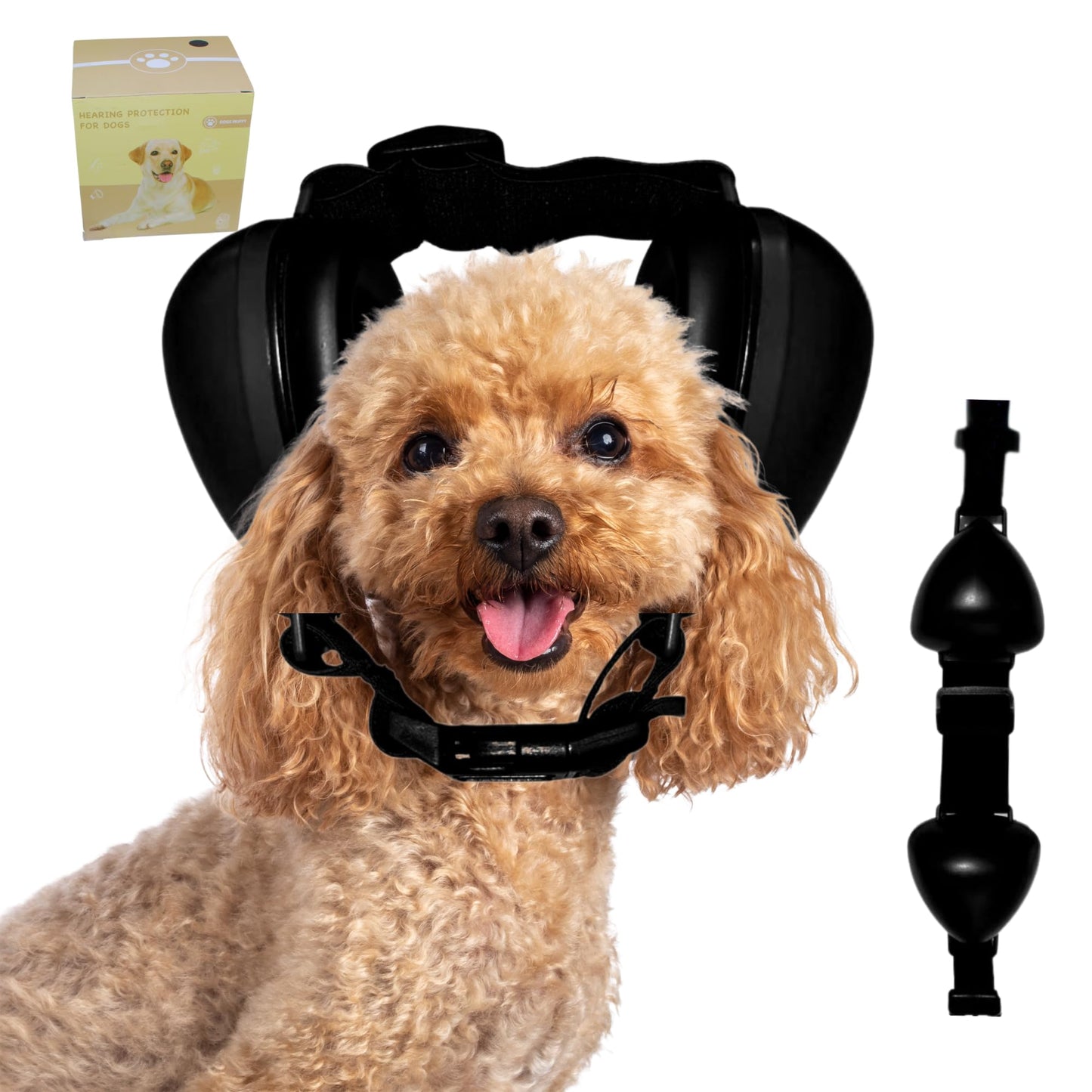 Dog Earmuffs Hearing Protector And Hearing Protection For Noise And Cold Protection With Gel Pads and Durable ABS