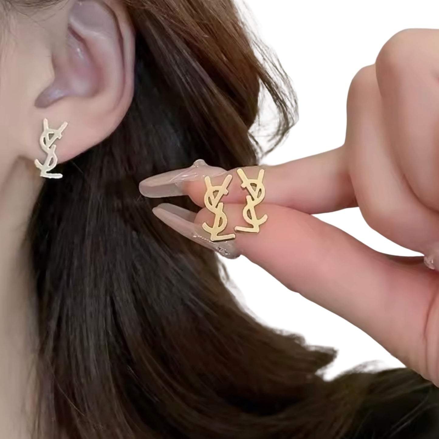 Luxury 14K Gold Earrings for Women – Durable Fine Jewelry Statement Studs, Elegant Gift Accessory And Suitable For Gentle Skin Jewelry
