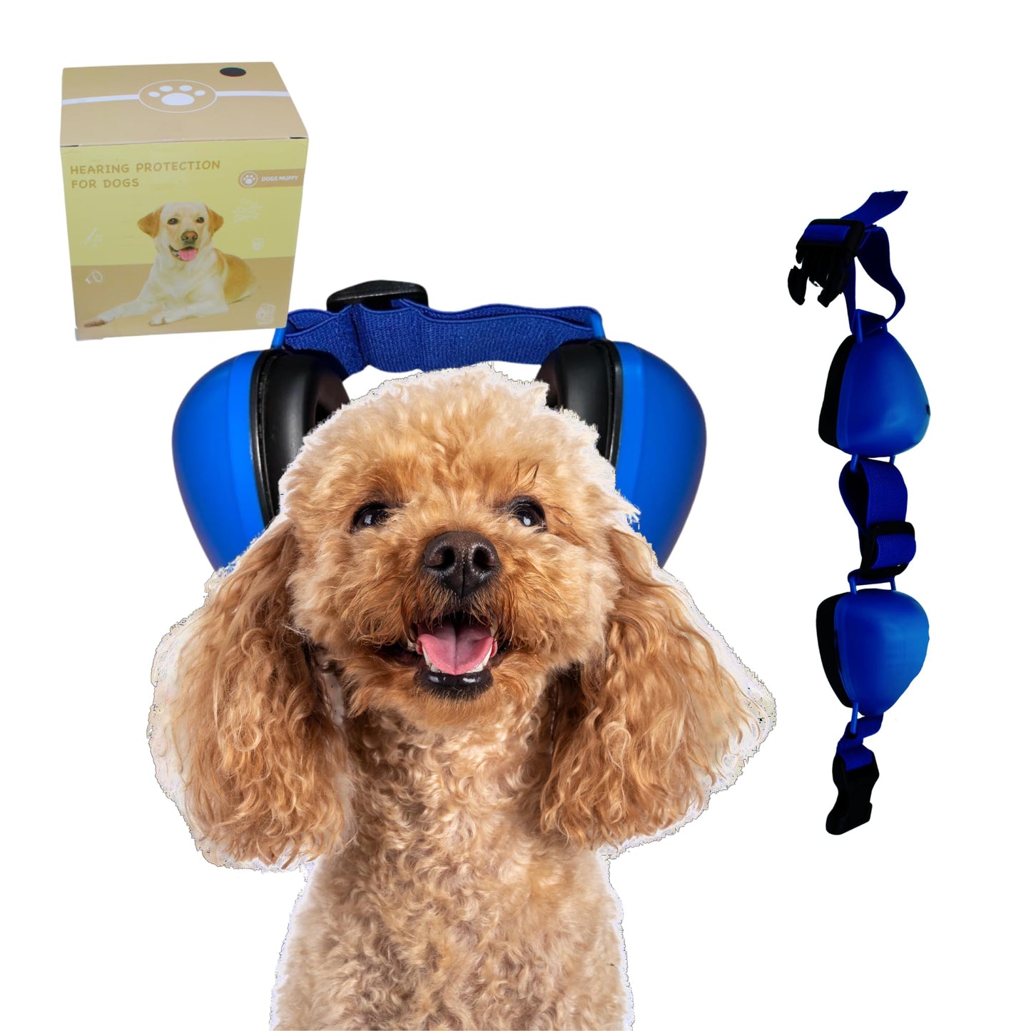 Dog Earmuffs Hearing Protector And Hearing Protection For Noise And Cold Protection With Gel Pads and Durable ABS