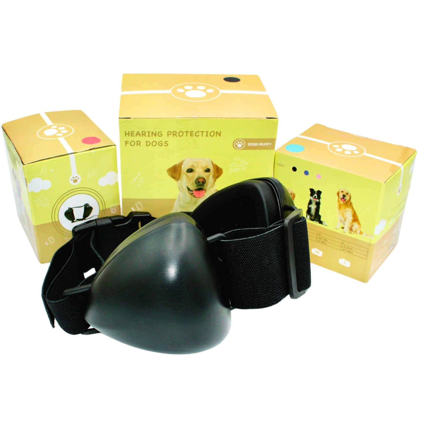 Dog Earmuffs Hearing Protector And Hearing Protection For Noise And Cold Protection With Gel Pads and Durable ABS