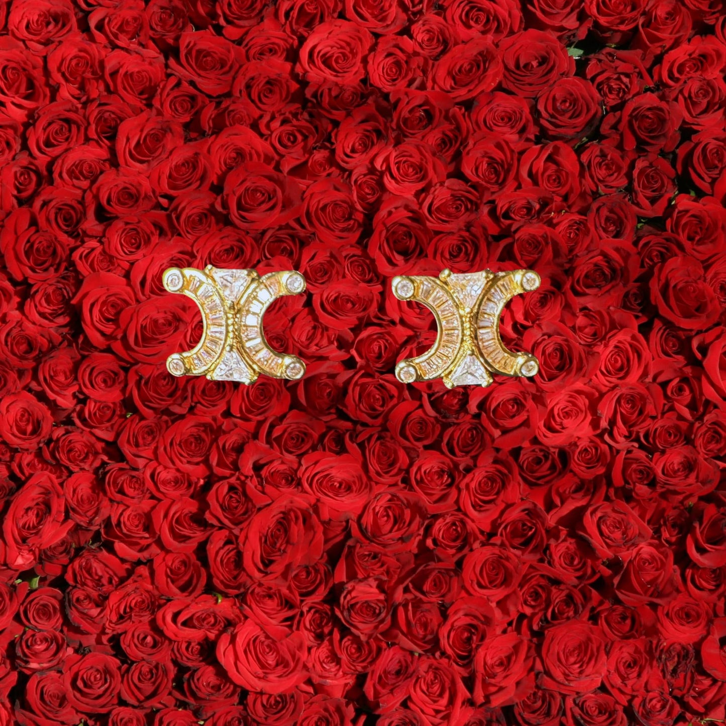 Luxury 14K Gold Earrings for Women – Durable Fine Jewelry Statement Studs, Elegant Gift Accessory And Suitable For Gentle Skin Jewelry
