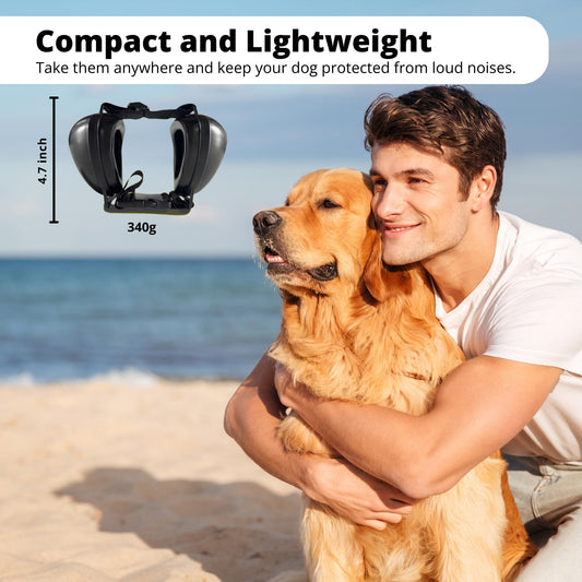 Dog Earmuffs Hearing Protector And Hearing Protection For Noise And Cold Protection With Gel Pads and Durable ABS