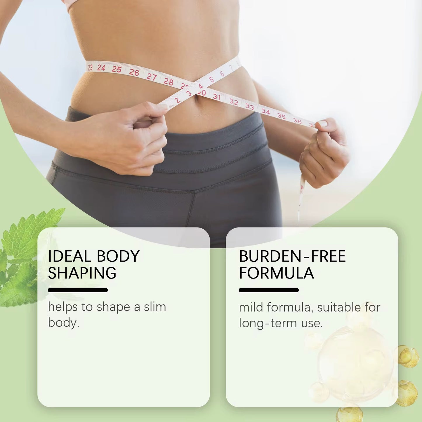 Organic Herbal Liquid Body Care Drops - Glentle Nourishing & Managing Body Shape For Weight Loss.