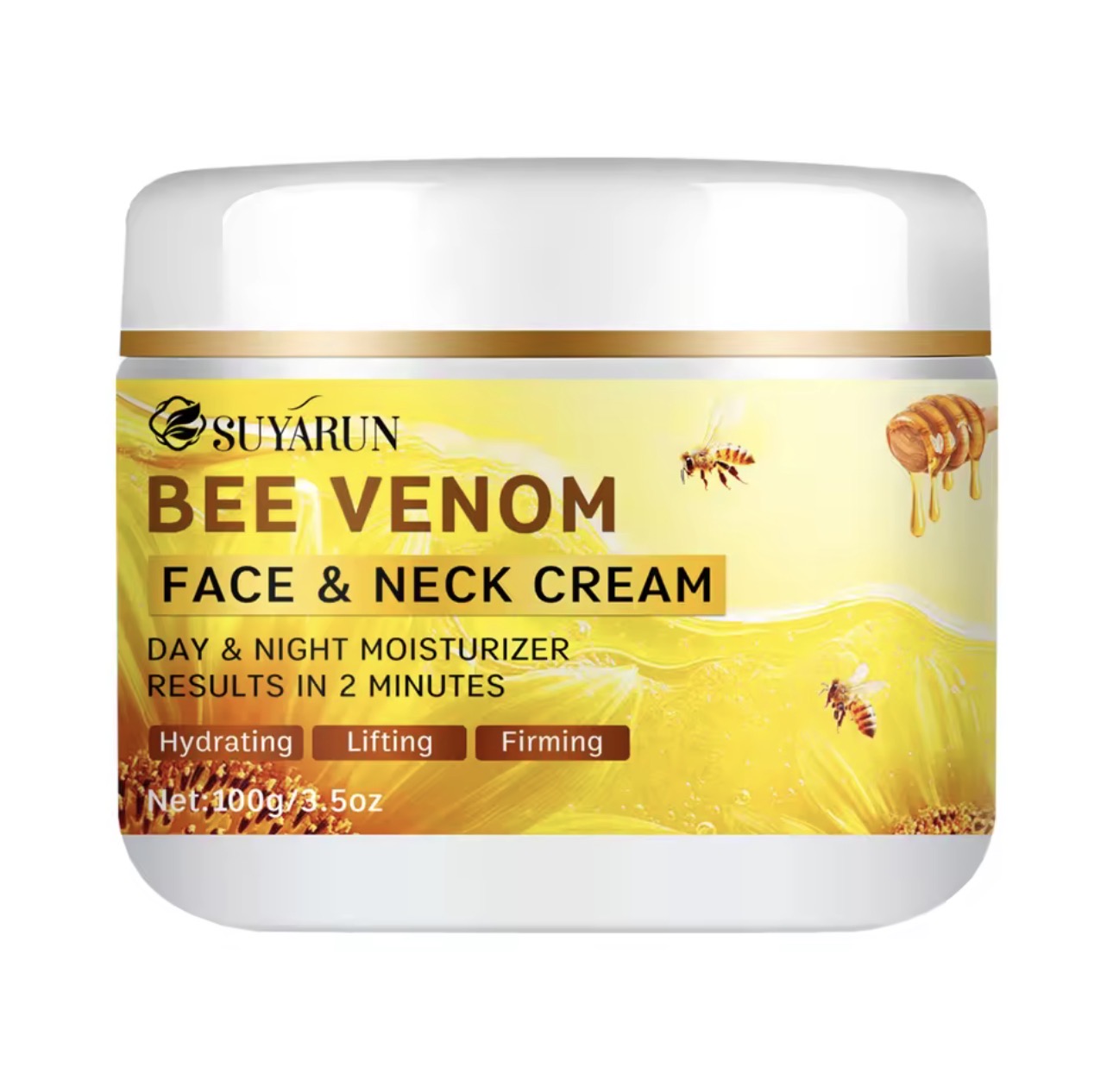 Bee Venom Collagen- Anti-Aging Face & Neck Cream- Firming, Lifting ,Moisturizer - Wrinkle Reduction- 24 Hours Hydration.