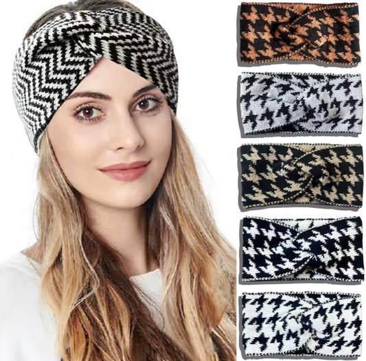 5PCS SET Kinited Thousand Bird Fashion Women's Headbands.