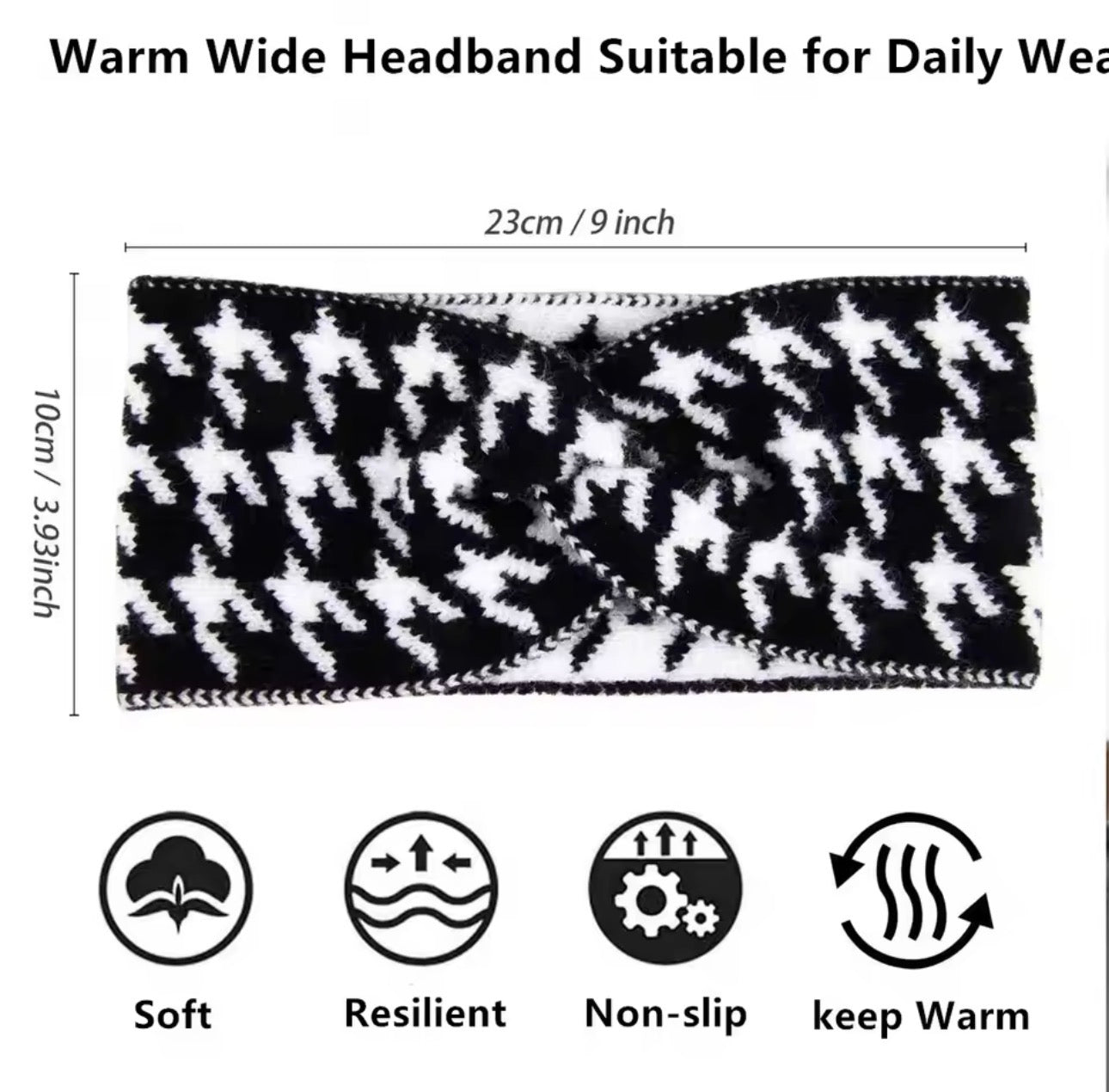 5PCS SET Kinited Thousand Bird Fashion Women's Headbands.